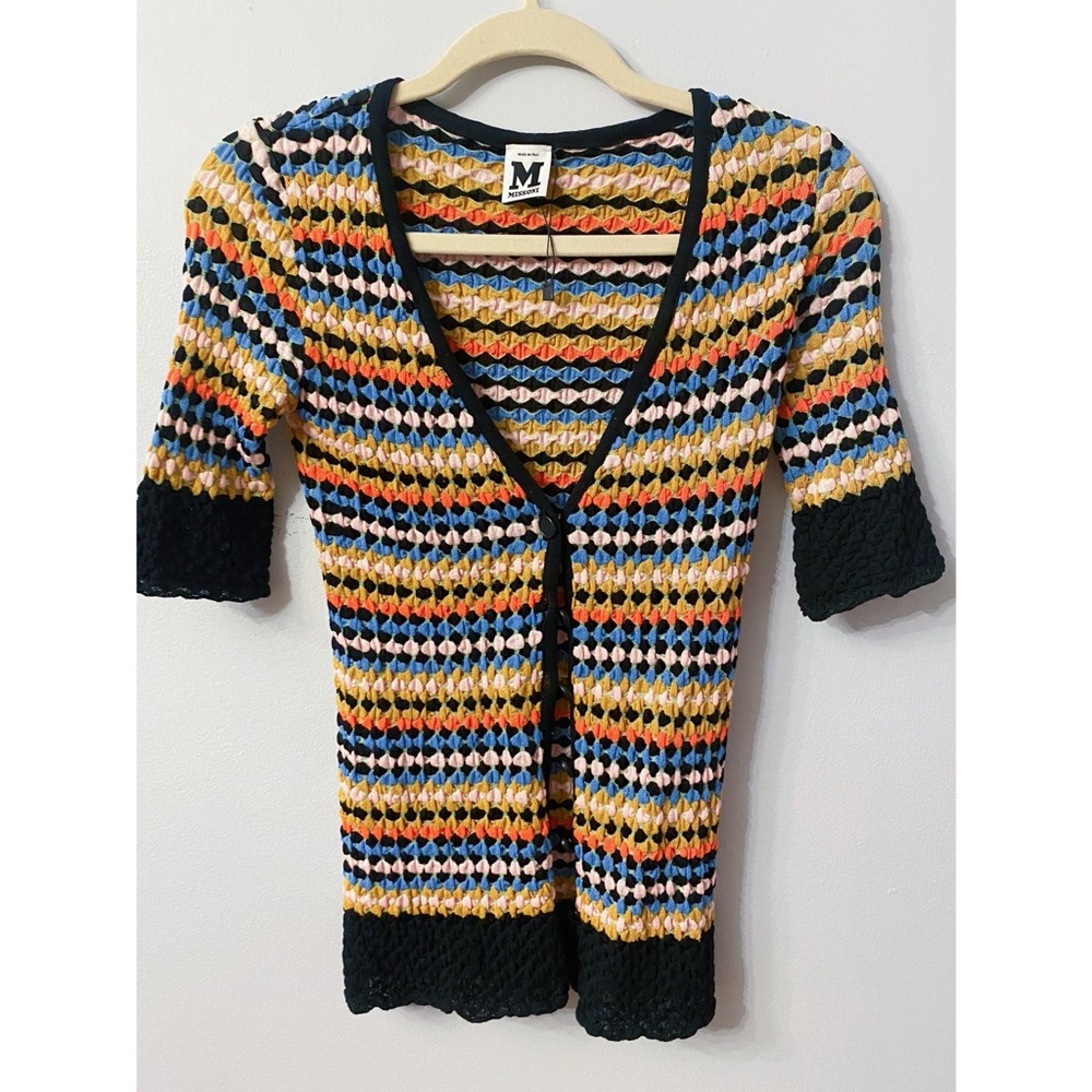 M Missoni multicolor elbow length cardigan